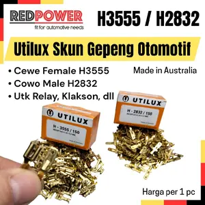 Utilux skun gepeng H3555 H2832 serbaguna kabel otomotif audio kelistrikan relay klakson lampu male female cowo cewe