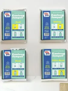 KANTONG SAMPAH klinpak semua ukuran EXTRA BESAR & BESAR  & SEDANG & KECIL TEBAL KUAT TIDAK BAU Plastik