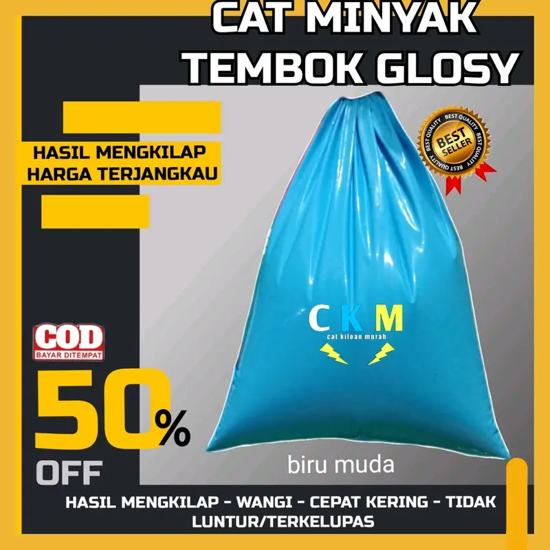 Cat minyak Tembok waterproof  1 kg ckm 11 Paint Filter 7