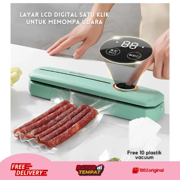 [HS] Vacuum Sealer Food / Alat Mesin Pengemas Makanan Frozen / Mesin Press Makanan Termurah