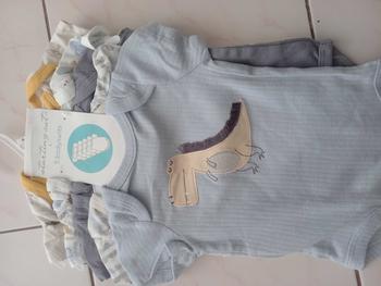 Product Review of YOURBABYNEEDS Bodysuit Jumper Lengan Pendek Bayi Perempuan dan Bayi Cowok 5in1 Motif Karakter Lucu Berbahan Katun Adem Premium Import Nyaman Digunakan Untuk Bayi Usia Baru Lahir Newborn Sampai 9 Bulan Baru from r**i a**h 2