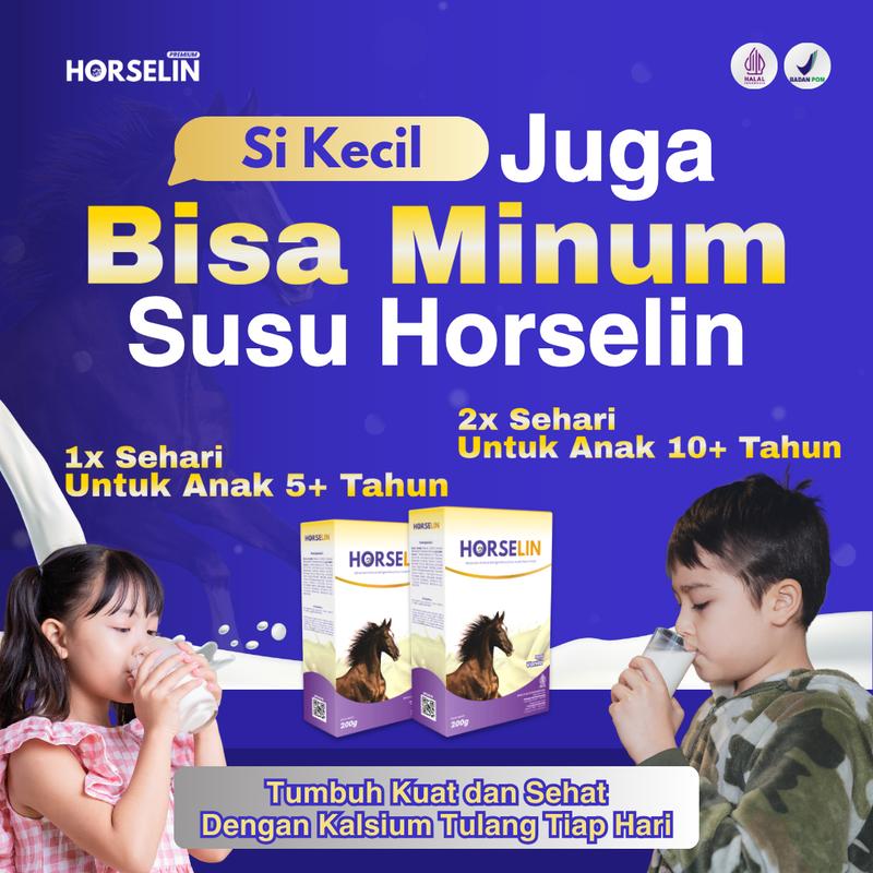 Susu Kuda HORSELIN 1 BOX 200gr - Susu Sendi Untuk Tulang & Syaraf Kejepit 4
