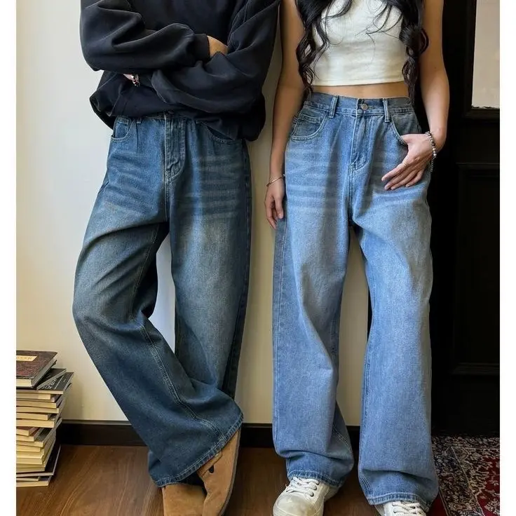 [UNISEX] CELANA HIGHWAIST LOOSE JEANS WANITA | BAGGY JEANS LOOSE HIGHWAIST