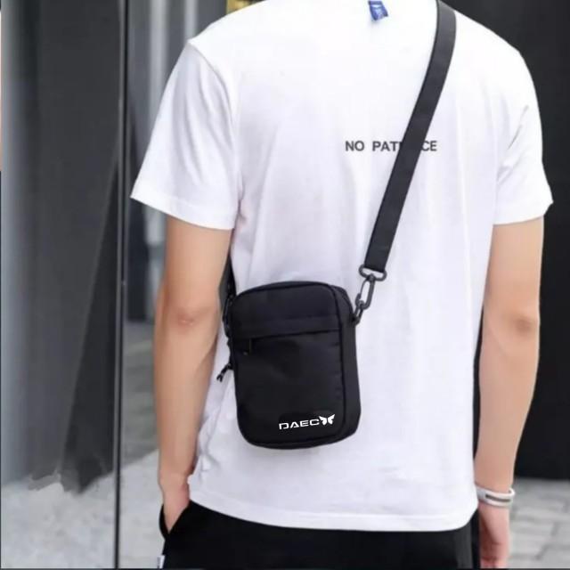 tas selempang keren distro peria wanita greedy dust sling