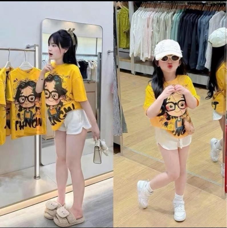 Product Introduction of Áo thun mẹ và bé,in hình cô gái 5D siêu hott 8
