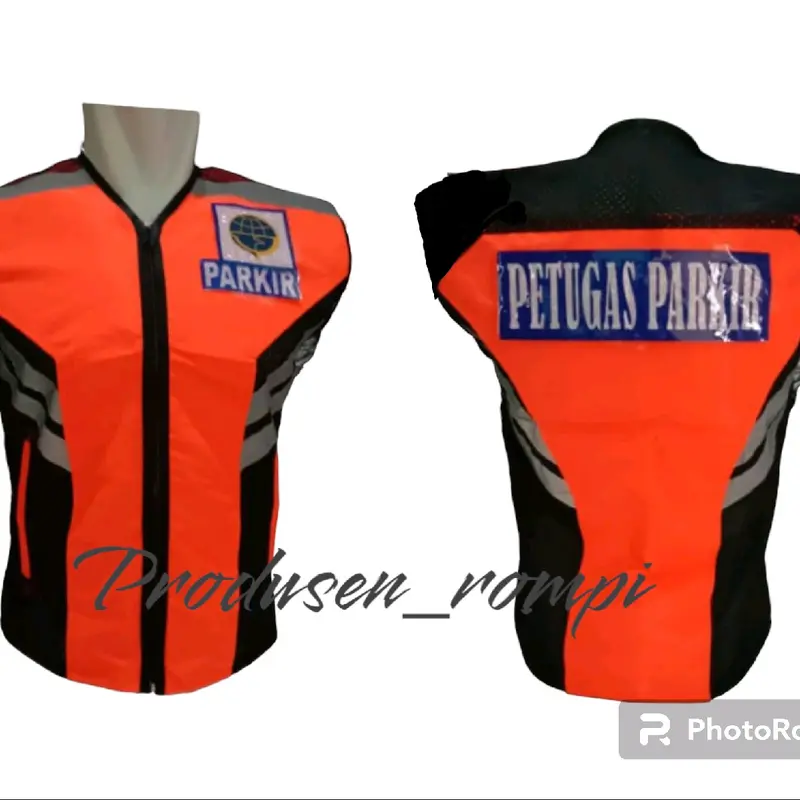 rompi parkir/petugas parkir orange kekinian 0