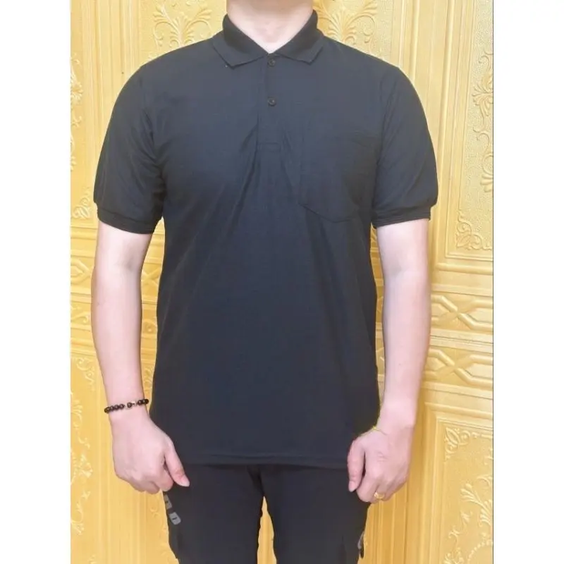 Kaos Polos/Kaos Kerah/Lengan Pendek Saku/Seragaman 3