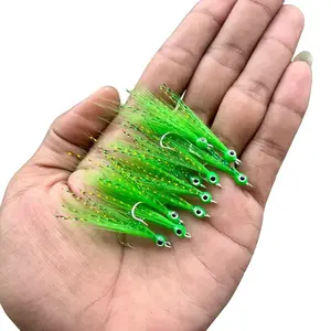 Isi 1 Sabiki Kepala Gid Menyala dalam Kegelapan Umpan