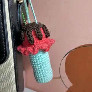 Crochet Holder Lipbalm/Lipstik | Bisa Custom ukuran