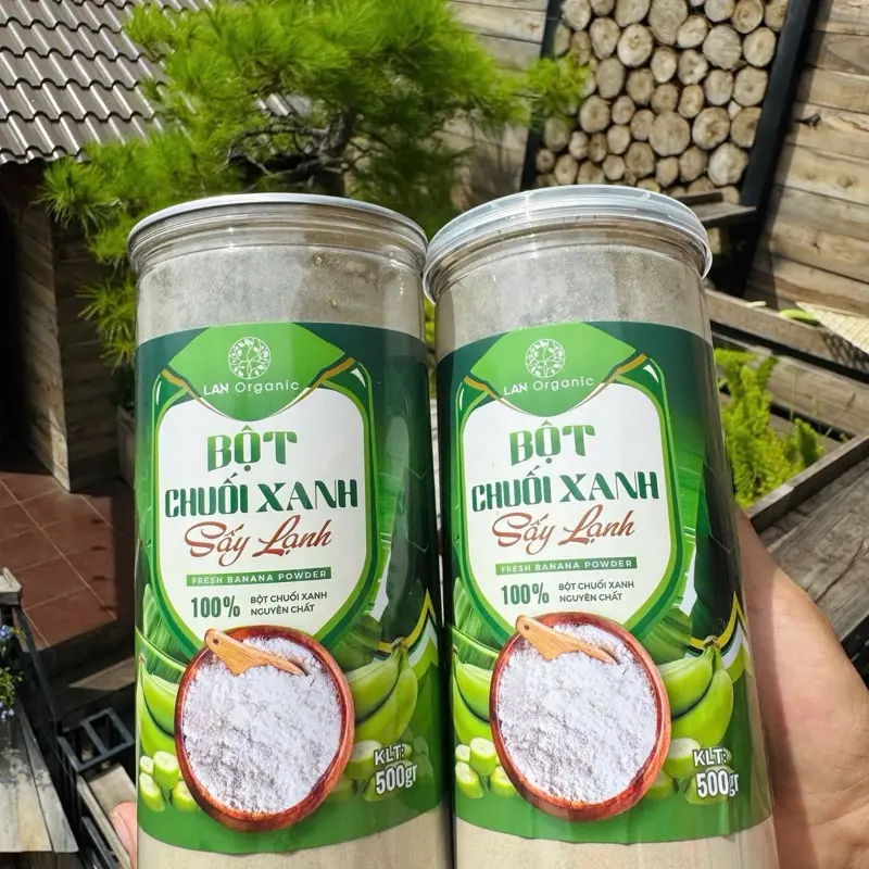Bột chuối xanh sấy lạnh 500gr - combo 2 hộp tặng 1 chai mật ong 250ml,tốt cho Đại tràng, bao tử, táo bón... có hồ sơ công bố, xuất hoá đơn công ty đầy đủ. 2