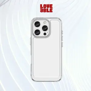 LOVEABLE Armour Space Military Clear Case - Softcase/Cashing HP For iP 7 8 X XS XR XSMAX 11 12 13 14 15 16 MINI PLUS PRO PROMAX Casing Handphone