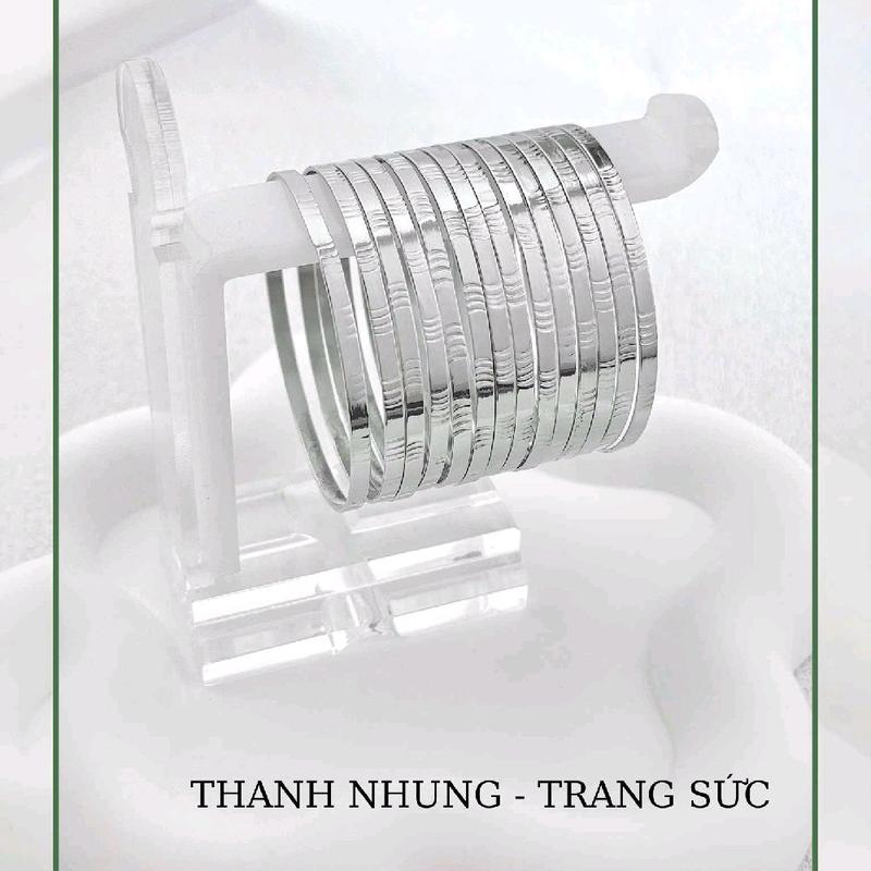 Vòng Ximen Bảng Nong 2.5Li Bộ 7 Chiếc Inox Cao Cấp Không Đen Không Gỉ Sắt Không Bay Màu Cho Nữ - Trang Sức, Phụ Kiện