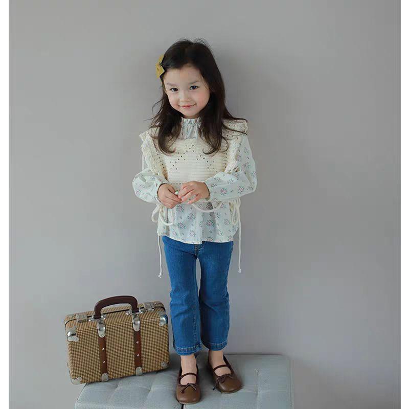 Jeans Cutbray Anak Perempuan Umur 1-6 Tahun Fashion Jeans Import Motif Polos Cantik Denim  celana cewek 1