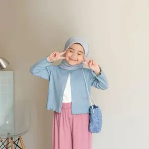 Cardigan Anak Perempuan Premium Korean Style dengan Warna Soft dan Desain Trendy untuk Tampilan Lebih Stylish