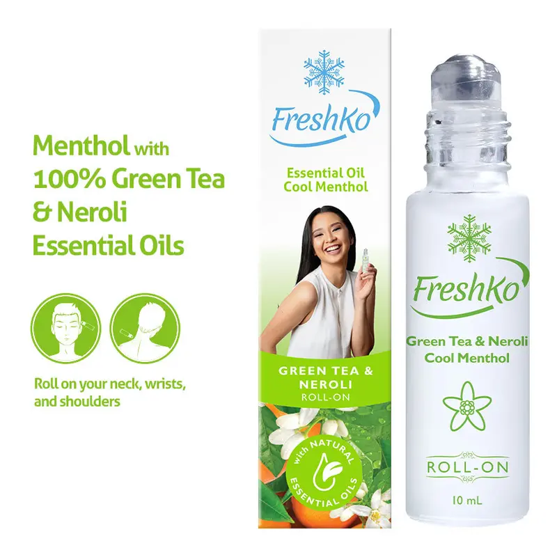 FreshKo Cool Menthol Essential Oil Cool Menthol [Metal Ball Roll-On] 10ml 7