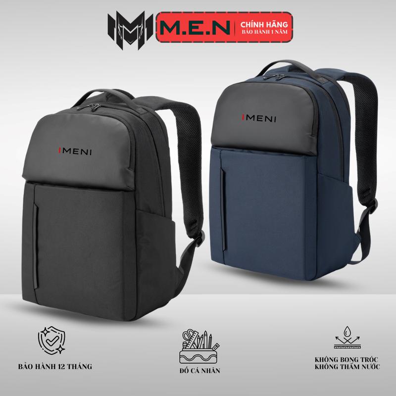 Balo m.e.n có nắp gặp thời trang vừa laptop 15inch Unisex Cao Cấp Chống nước IMENI MINS { siêu phẩm cao cấp}