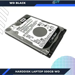 HARDDISK LAPTOP 500GB SLIM WD BLACK SATA 2,5 INCH HDD 500 GB