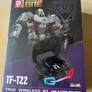 ￼Transformers T22 TWS Bluetooth Earphone V5.4 HD Noise Reduction Headset Headphone with Mic