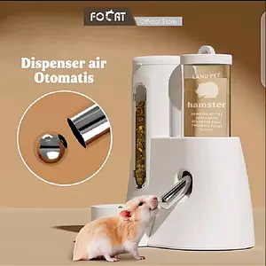 Stand set  Botol menum dan tempat makan hewan hamster landak mini marmut dll