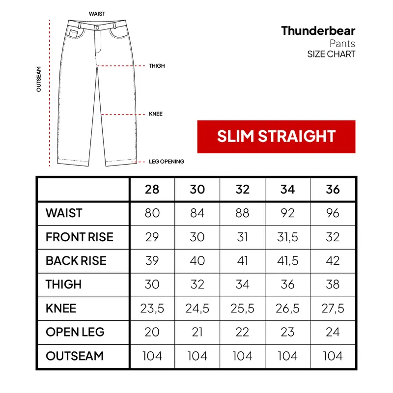 Celana Carpenter Pants Camo Thunderbear - Grozny Slim Straight Katun Panjang Casual 8