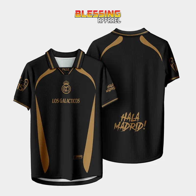 Jersey Fantasy, Real Madrid Full printing vintage retro 1