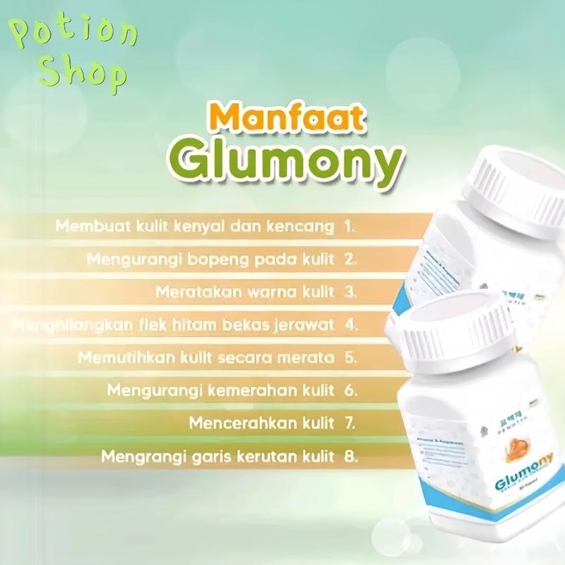 Product Introduction of BEST SELER (DR.GLUMONY NO 1 ) KAPSUL PEMUTIH/MENCERAHKAN KULIT WANITA PRIA PEMUTIH - Paket 1 Botol 4