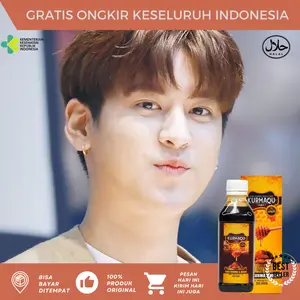 Kurmaqu Madu Cairan Untuk Membuat Pipi Tembem Pria, Menggemukan Pipi Pria, Pipi Cabi, Pipi Seperti Bakpao, Menggemukkan Pipi Dengan Sarikurma Kurmaqu Herbal Syrup Honey