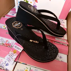 sandal wedges Ando original Monalisa, Joice Wedges Sendal Perempuan