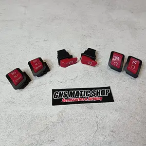 saklar vietnam set SAKLAR CUT ATAU OFF VIETNAM UNTUK PENGGANTI SAKLAR DLING STOP / tombol starter vietnam / tombol idling stop merah vietnam￼Tombol saklar engine + stater Copy vietnam vario 125 150 scoopy pcx adv dll