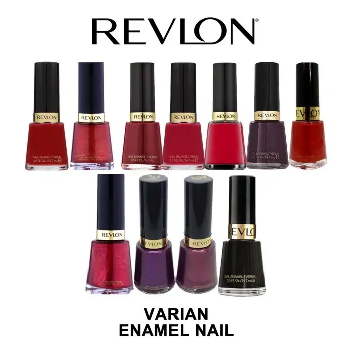 Revlon Enamel Nail Polish Cat Kuku Kuteks Kutek Best Seller