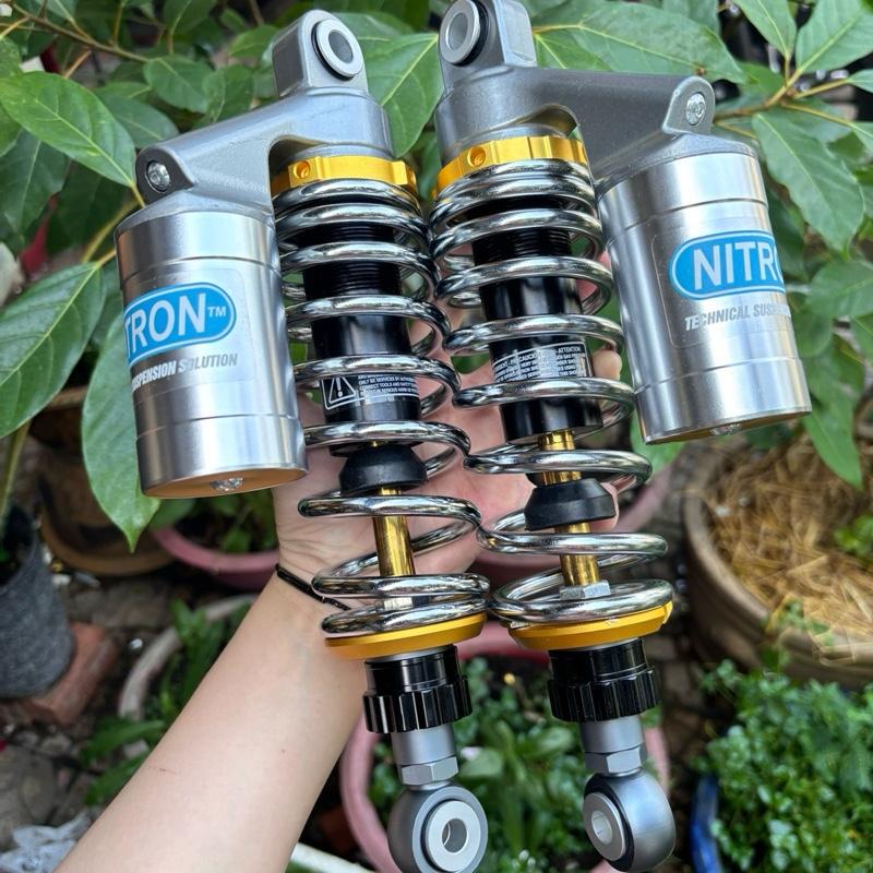 Phuộc Nitron bình dầu gắn Dream Sirius Jupiter Taurus Elegant Charly Cub Axelo Wave Future MD Win Galaxy ... Phuộc Sau