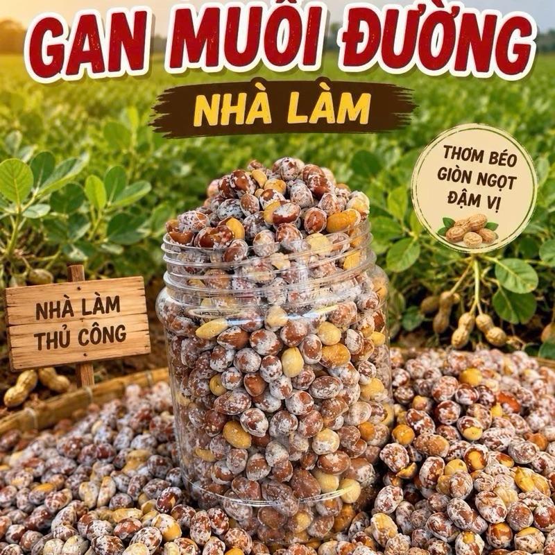 Đậu phộng rang muối đường nhà làm vị dùng cơm. Mặn ngọt dùng cơm