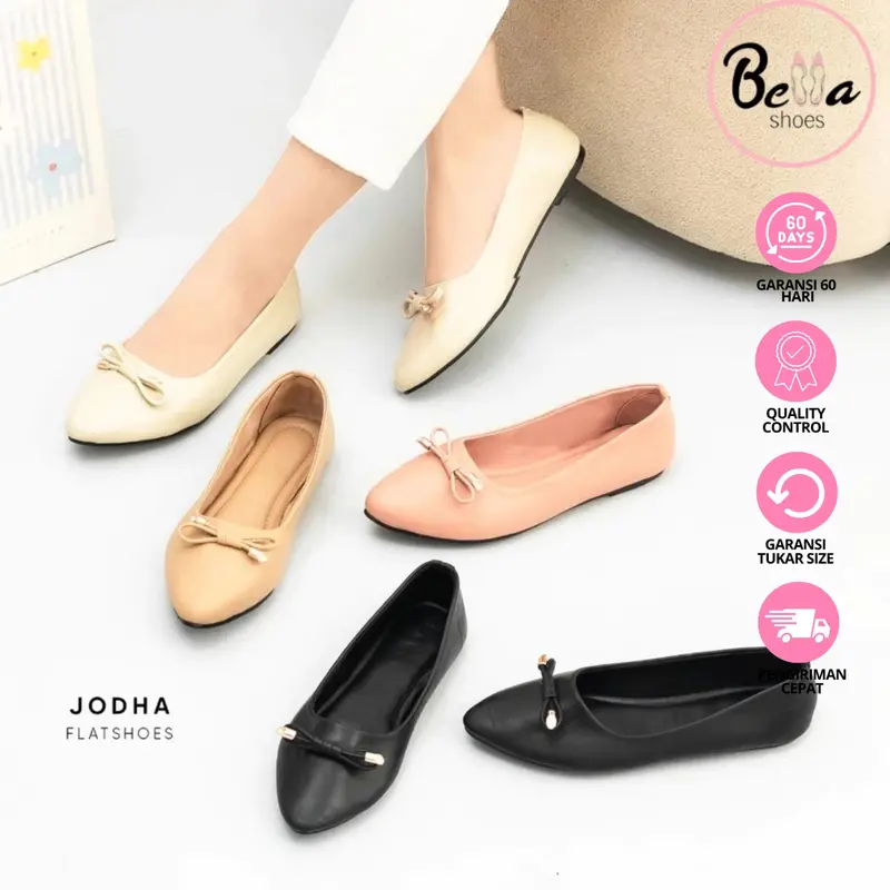 Bellashoesjkt Jodha Flatshoes Wanita 0