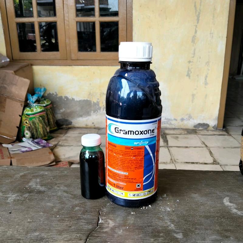 herbisida GRAMOXON 276sl kemsan eceran 100ml original untuk 1 tangki 16 liter air 3