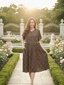 Daster Silvia Bahan Rayon Premium Busui Adem Tebal Nyaman