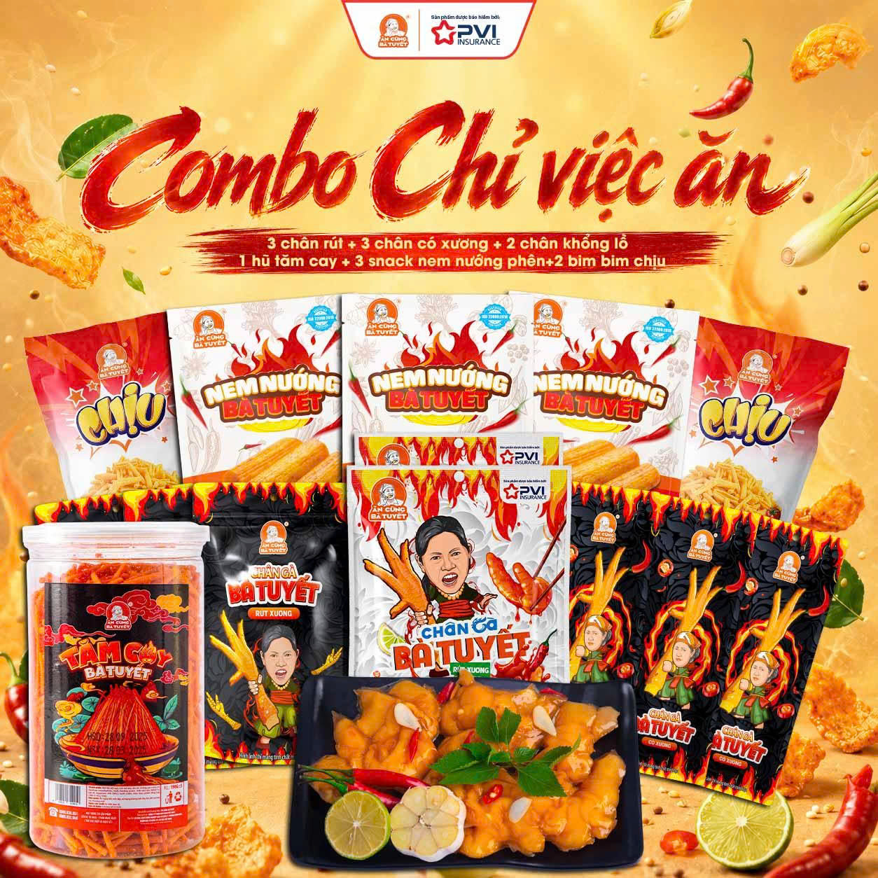 Combo Chỉ Việc Ăn