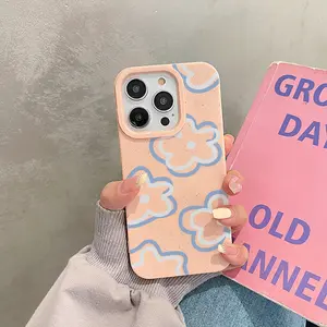 UCASE Case iPhone 11 13 12 14 15 16 17 Pro MAX 7 8 6 6S Plus XR XS MAX 7Plus 8Plus SE iPhone Casing Silikon Wheat Phone Case