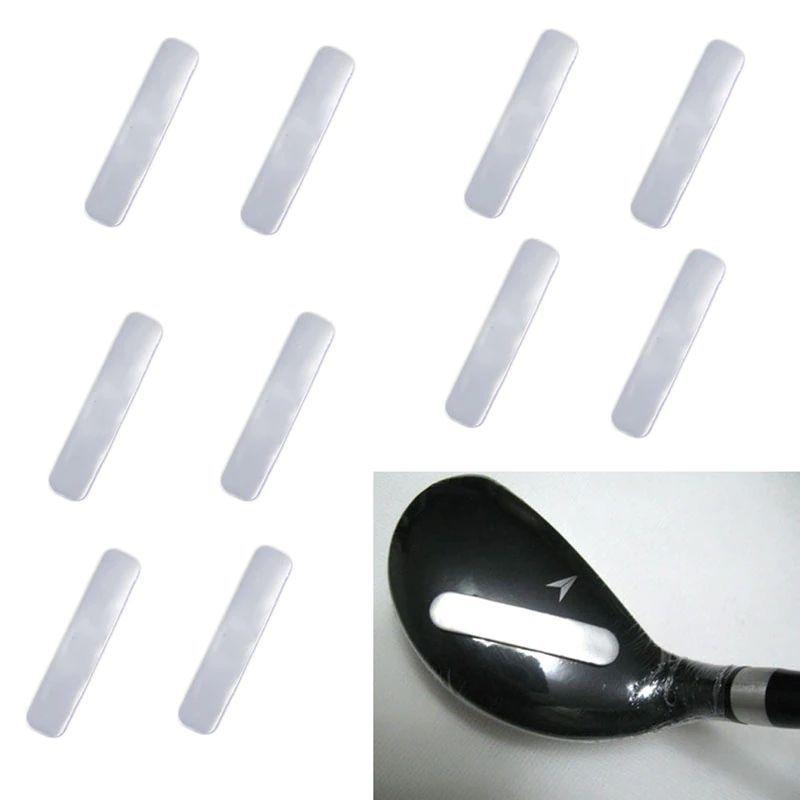 10pcs Sticker Pemberat Raket Tape Lead Timah Pemberat Golf Tape Timah Pemberat Untuk Raket Golf/Tenis 2