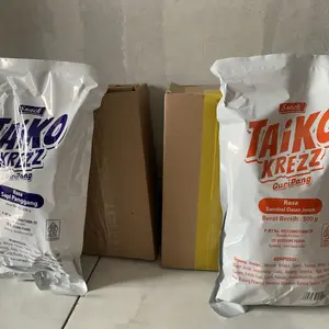 (HALAL) taiko krezz RASA BARU/Camilan ikan cumi kembang/Camilan murah/ Hadiah makanan/Camilan higienis/snack box/mukbang snack/snack 500g/snack 1kg/cemilan/cemilan enak simple/snack box kekinian/asmrmukbang/Cemilan Murah Halal/Cemilan