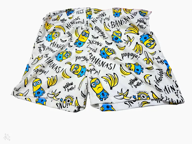 KUBOY Celana Pendek Pria Short Pants Trunks | Celana Pantai Pria Cotton Combed 30s | Katun | Santai | Pendek | Gambar Karakter Distro Boxer Cowok Hitam Surfing Dewasa Chino Motif 4