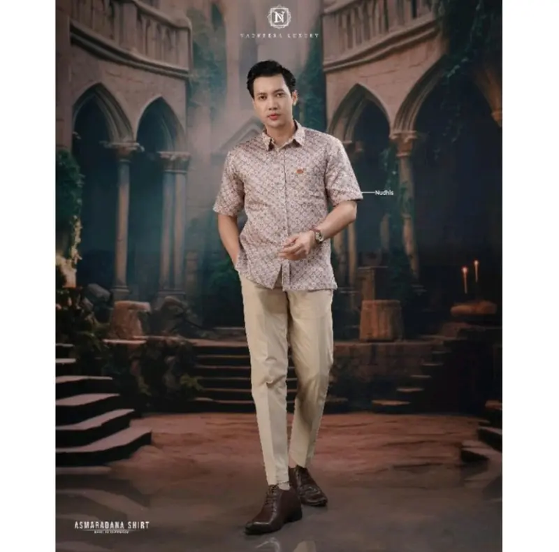 NADHEERA ASMARADANA SHIRT DAD BY NADHEERA LUXURY KEMEJA PANJANG & PENDEK Atasan Pria 6