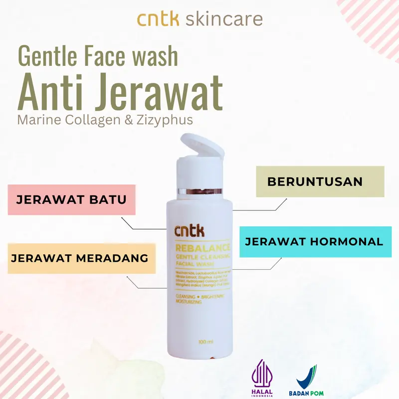 CNTK Facial Wash – Atasi Jerawat Batu, Meradang Bruntusan Aman BPOM  Halal Default