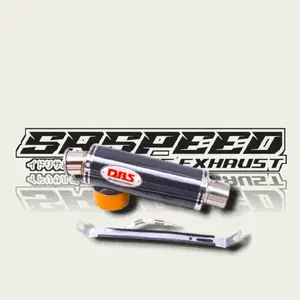 Silincer only DBS KARBON inlet 50mm saringan full suara bass adem cocok untuk segala jenis motor matic/bebek/sport ,Motorcycle