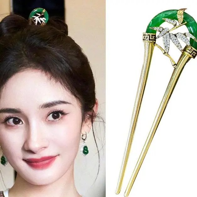 Kẹp Tóc, Thiết Kế Bướm Thanh Lịch Và Cổ Xưa, Phong Cách Hanfu, Phụ Kiện Tóc Cổ Điển Kẹp Tóc, Tóc Cuộn Phong Cách Trung Quốc, Kẹp Tóc Tua Rua, Dành Cho Nữ 6