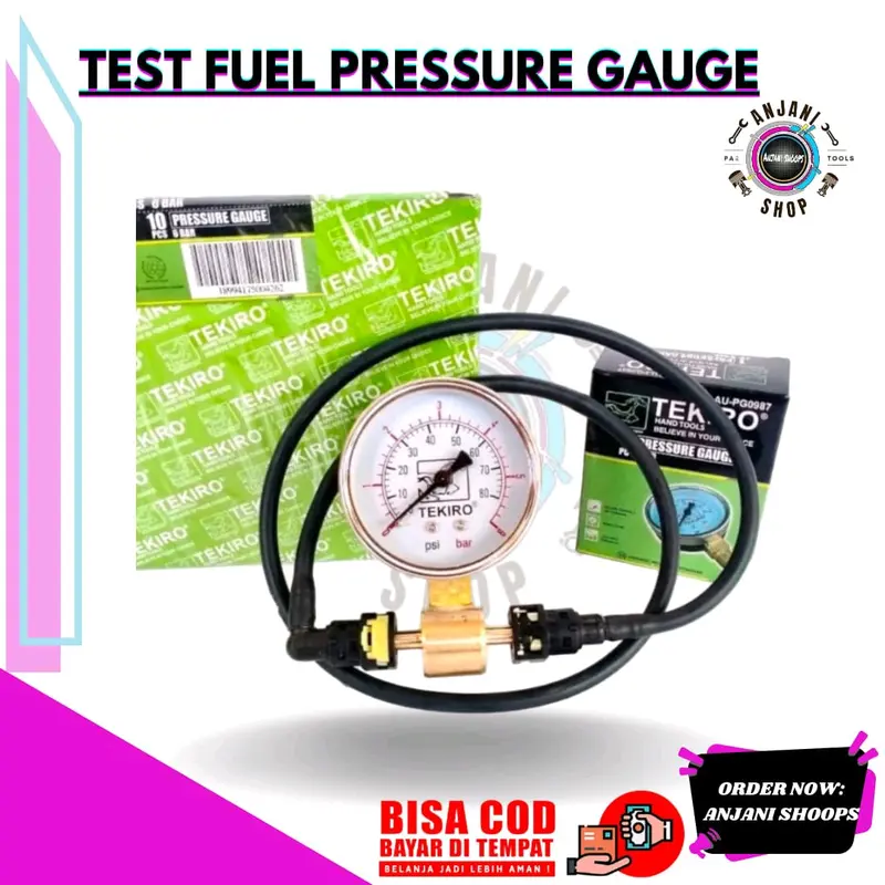 Terbaru FUEL PRESSURE GAUGE ALAT UKUR TEKANAN POMPA BENSIN | FUEL PRESURE GAUGE ROTAK full pump 0