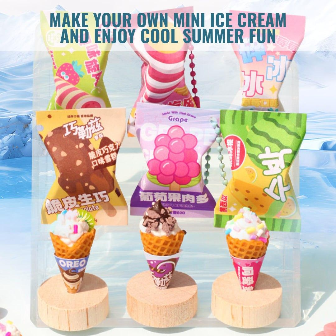 MR TOYS DIY Ice Cream Shop Ages 3+ Crafts Mini Store Gift For Kids