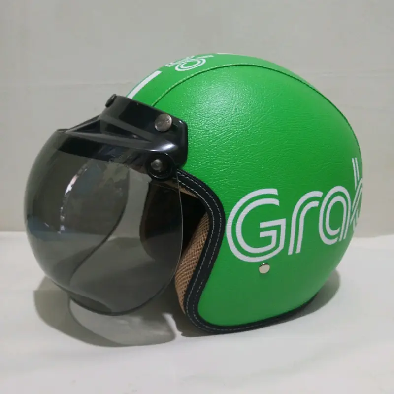 HELM BOGO DEWASA OJOL GRABB DESAIN 3