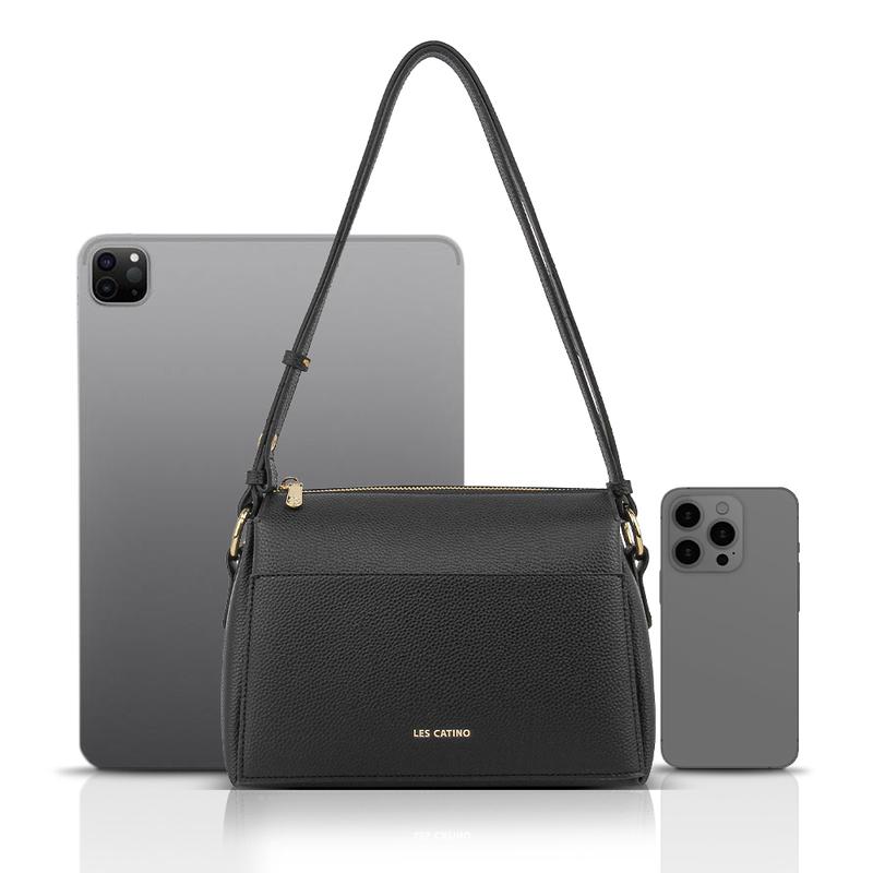 Tas Bahu Les Catino Deluxe LCX-Kiki Shoulder - Black 7