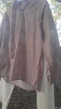 Product Review of LILIUM AIT - MANDA BLOUSE - BLOSUSE KOTAK-KOTAK KOREAN STYLE from N**a 0