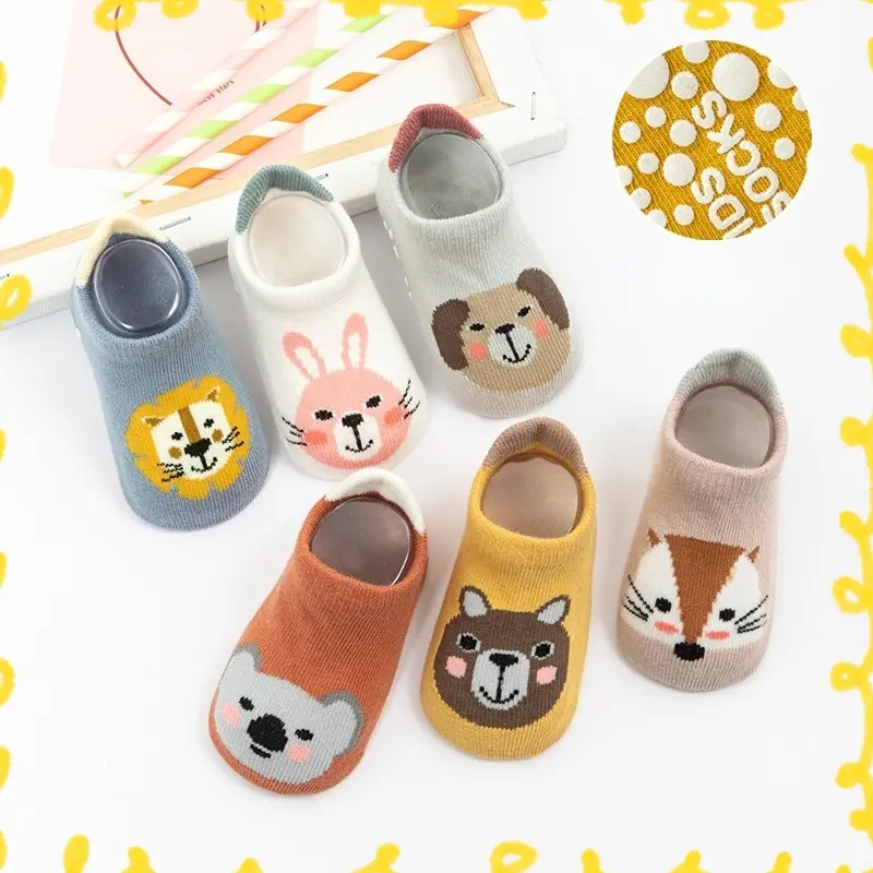 Cotton Baby Socks Non-slip Socks Cute Cartoon Children's Floor Socks Trampoline Sports Socks